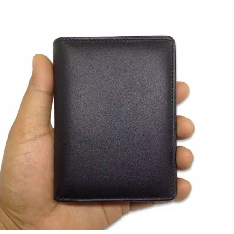 Dompet Pria 100% ORIGINAL Kulit Asli Garut-Hitam