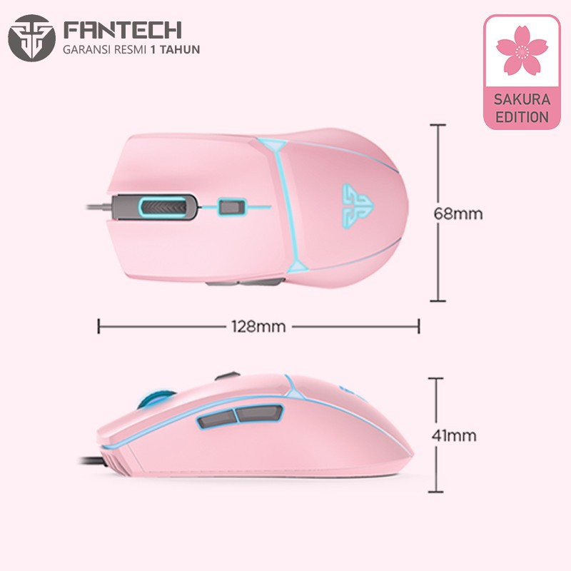 Fantech CRYPTO VX7 Sakura Edition Mouse Gaming Macro