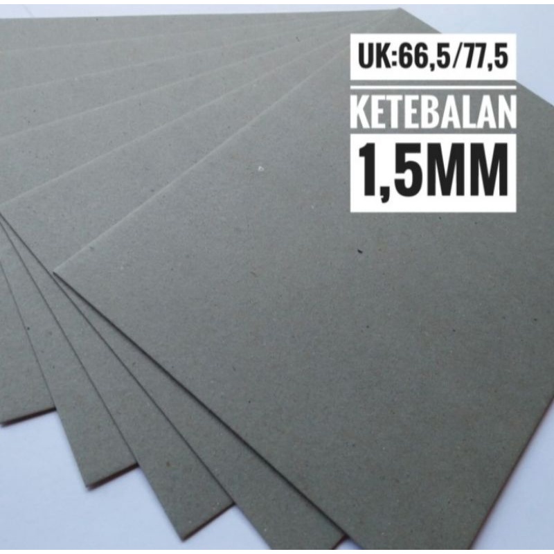 

1 Pack Karton Board No. 40 / 1,5 mm Uk Plano 65 cm X 75 cm ( 40 lembar )