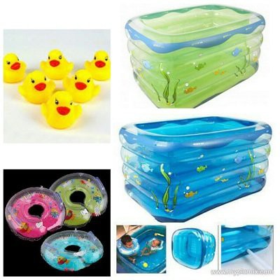 KOLAM SPA BABY INTIME KOTAK - KOLAM KARET INTIME