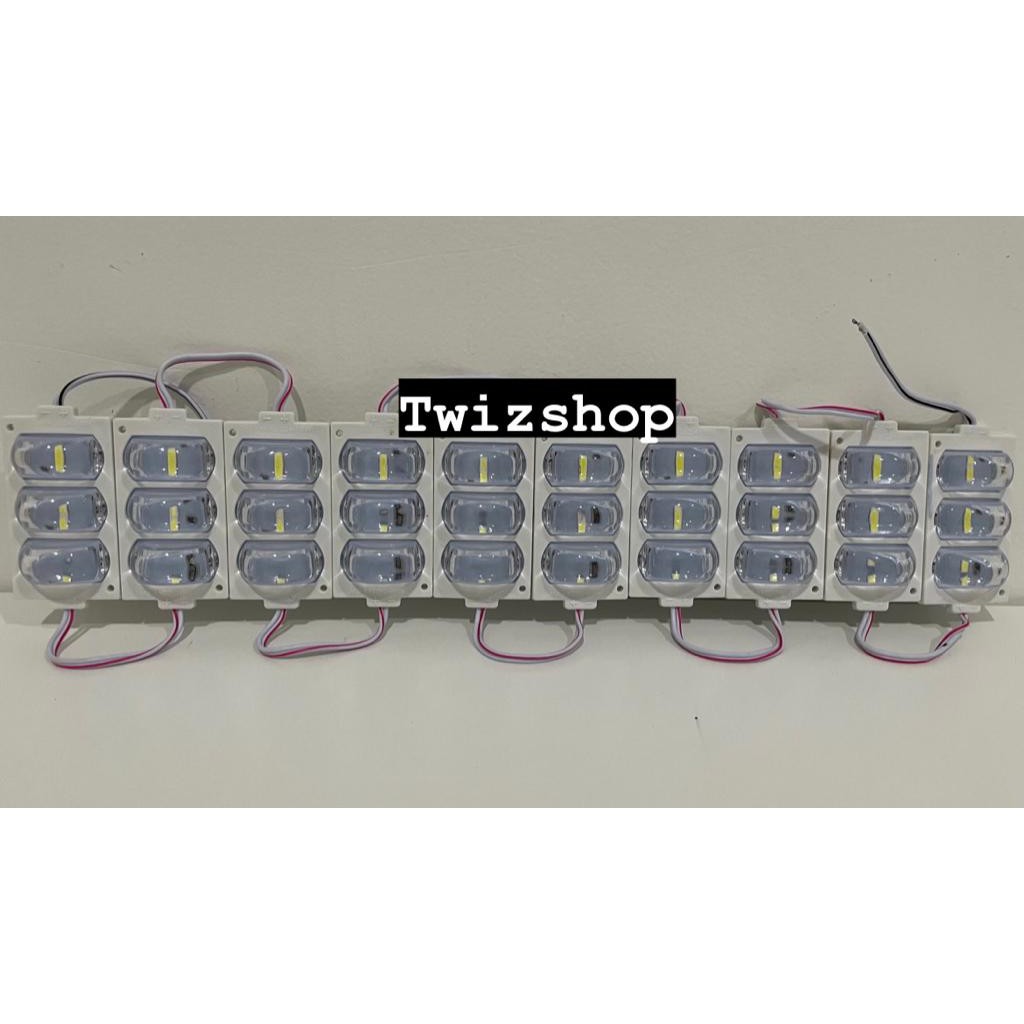 Lampu LED 3 Mata Terang 12 Volt 24 Volt / LED Variasi Mobil Truk Bus