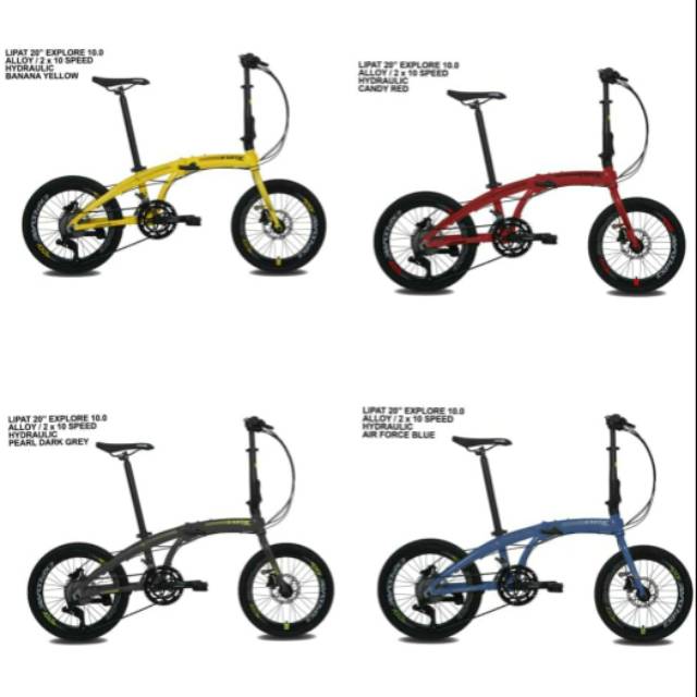 Sepeda Lipat Exotic Explore 10.0 20"