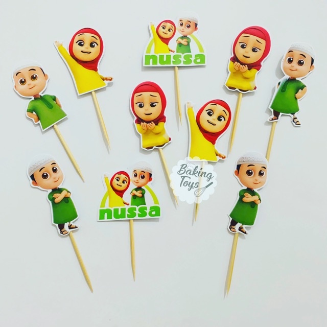 Jual Topper Cupcake Birthday / Hiasan Kue Ulang Tahun Nusa Rara