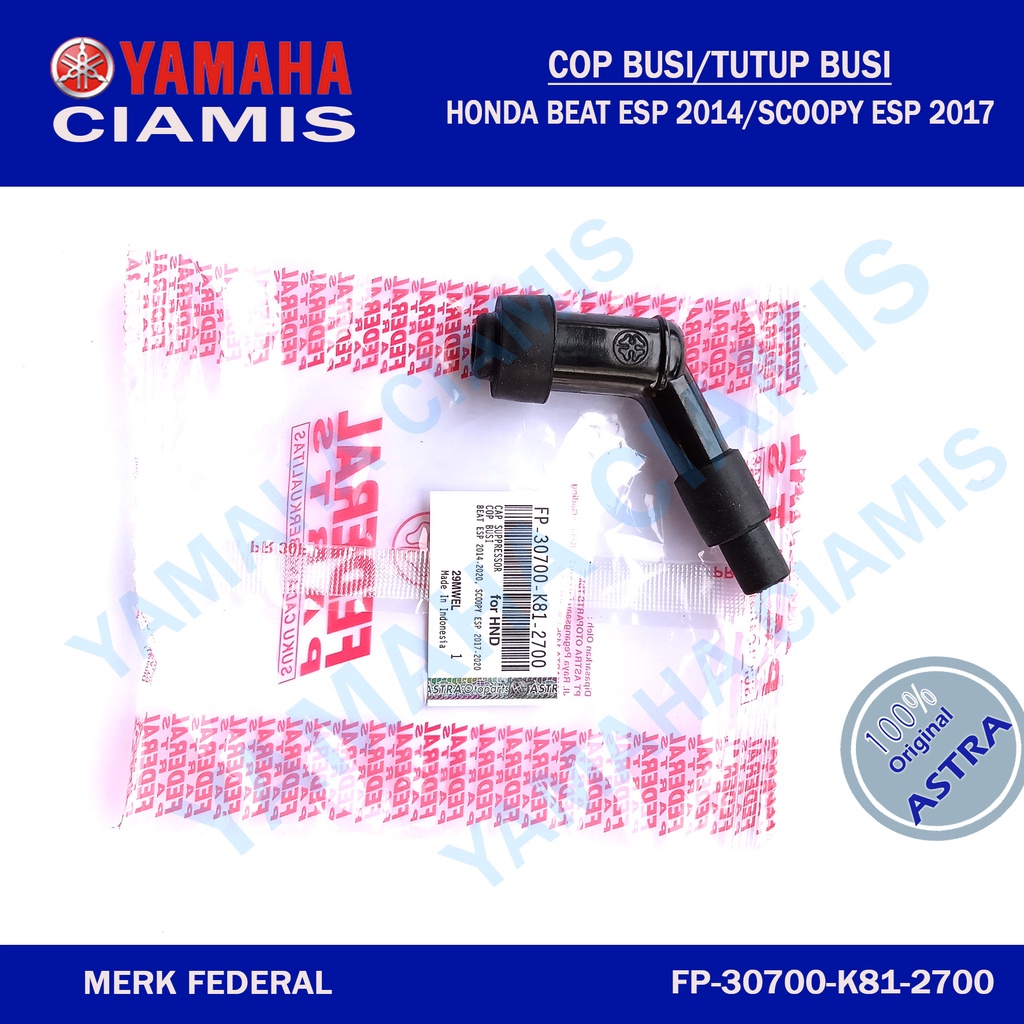 Cop Busi Tutup Padud Cangklong Busi Honda Beat Esp 2014 Scoopy 2017 Original Astra