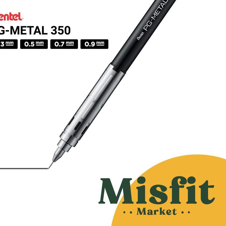 

Oke Price.. Pentel PG Metal 350 Mechanical Pencil 0.3 0.5 0.7 0.9 mm