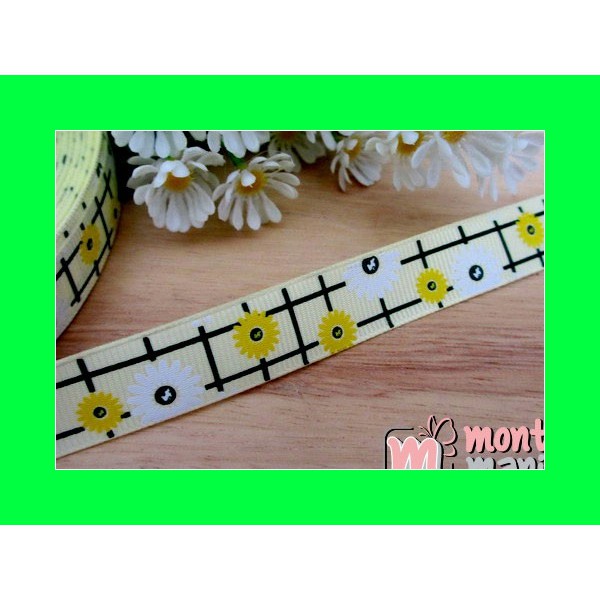 

Pita Grosgrain Sunflowers Kuning 1/2 inch- PITA-060 Jual Rhinestone