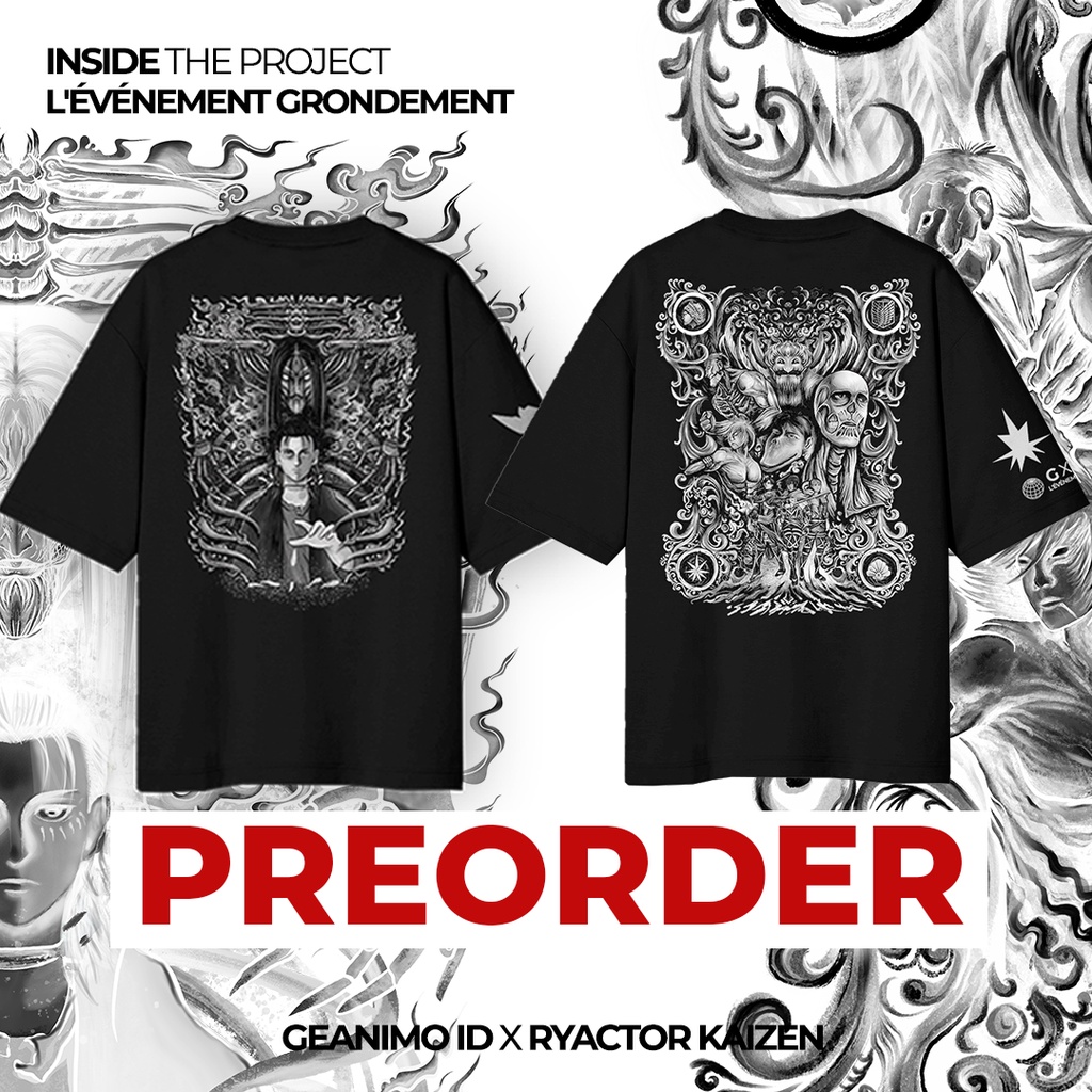 (PRE-ORDER) Geanimo X Ryactor Kaizen Oversized Shirt Limited Collaboration