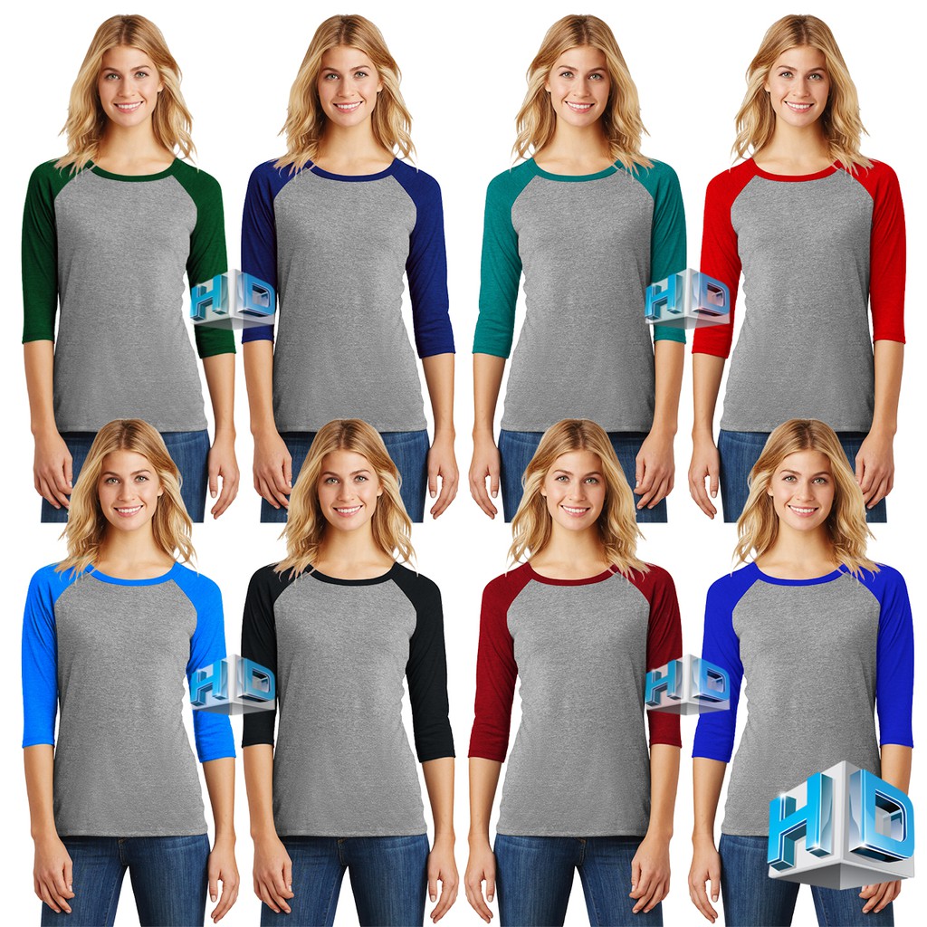 HD | Raglan wanita 3/4 | raglan termurah | kaos distro ...