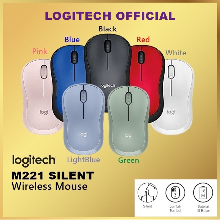 Logitech m221 Silent Wireless Mouse / Mouse Wireless M221 silent m 221