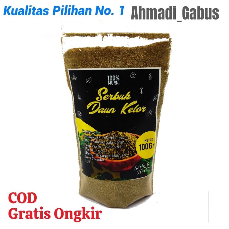 

Bubuk Daun Kelor 100 gram, Serbuk Daon Kelor 100 gram