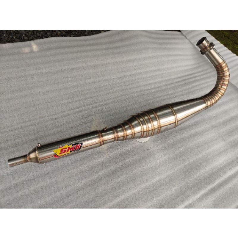 Knalpot SMR Kolong Piton Full Spekk Dan Full Stnlis // suara garing istimewa rx king rxz Rxk rxs kna