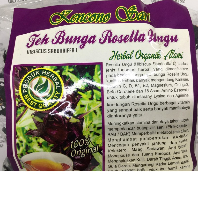 Teh Bunga Rosela Ungu Rosella Ungu Teh Herbal Kolesterol Maag