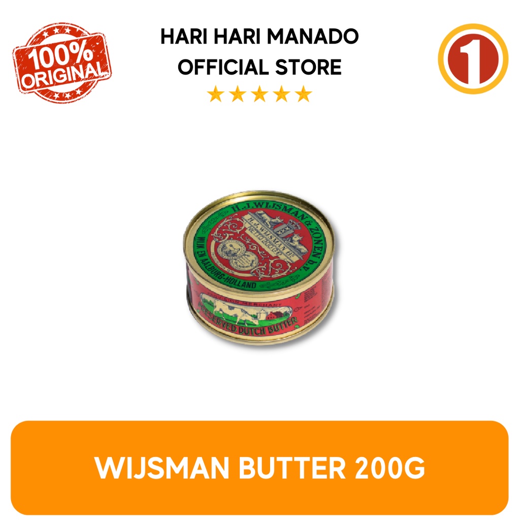 

WIJSMAN BUTTER 200G / MENTEGA WIJSMAN 200G