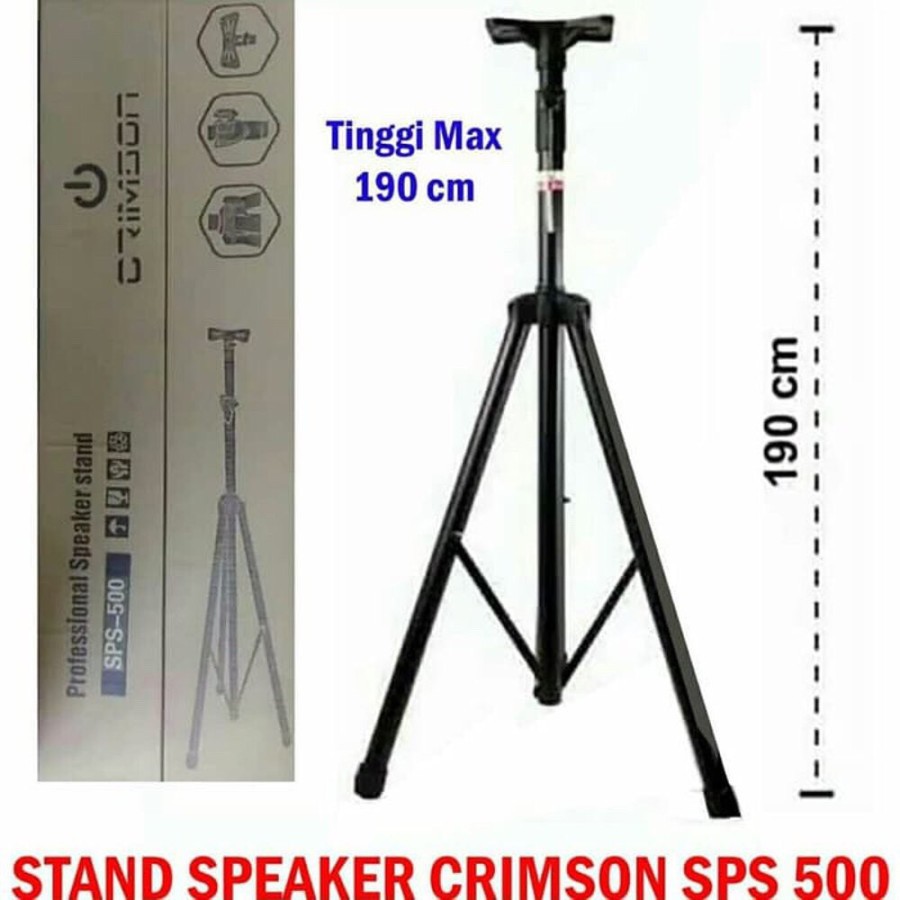 Stand Speaker Tripod Crimson SPS 500 - SPS500 Harga Sepasang