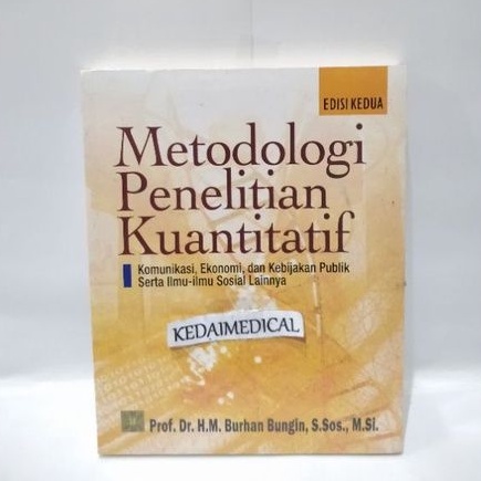 (ORIGINAL) BUKU METODOLOGI PENELITIAN KUANTITATIF BURHAN BUNGIN