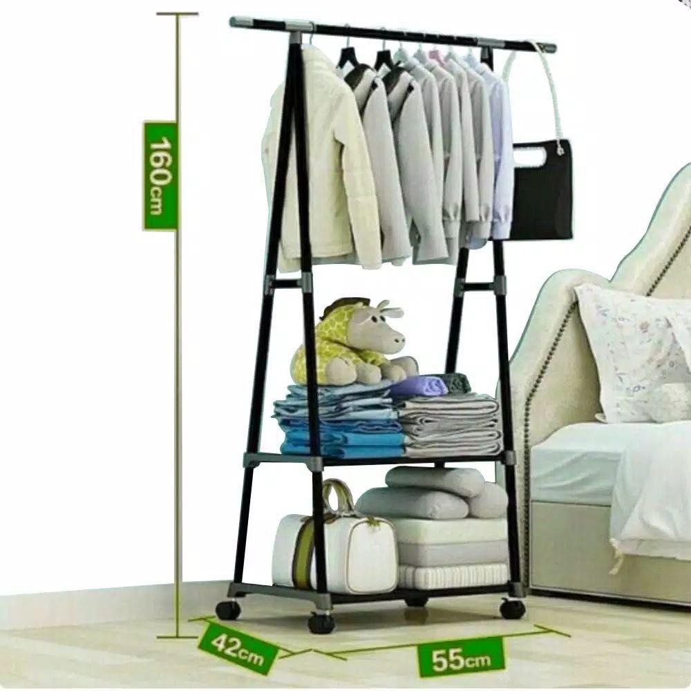 [IMPORT]  - Triangle Standing Hanger / Rak dan Gantungan Baju Segitiga Berdiri Kode TR1