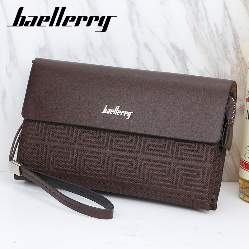 BAELLERRY N1921 Clutch Pria Bahan Kulit PU Leather Premium WATCHKITE WKOS