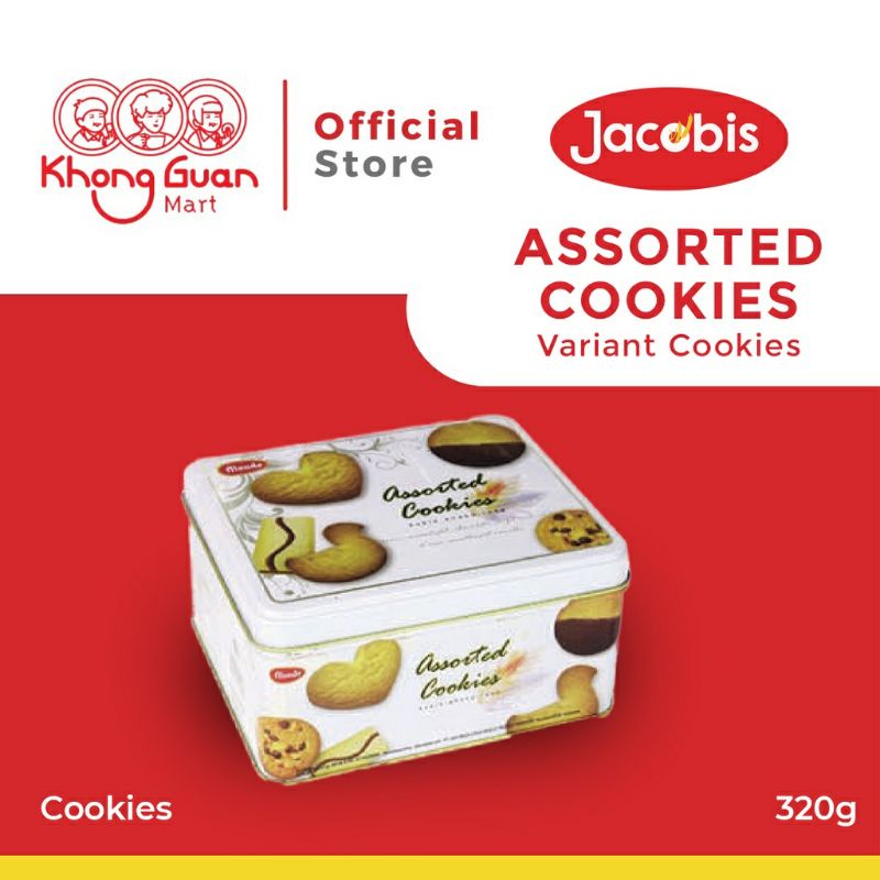 

Monde Assorted Cookies Biskuit Kukis Aneka Rasa Kemasan Kaleng Kotak Segi 320gr