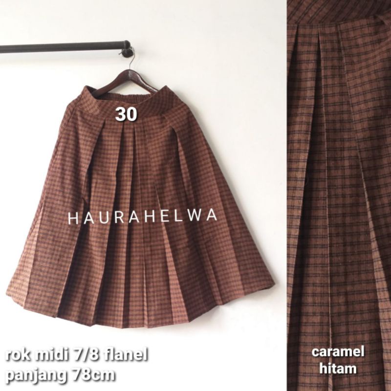 ROK FLANEL IMPORT MIDI 7/8 TARTAN HAURAHELWA-30