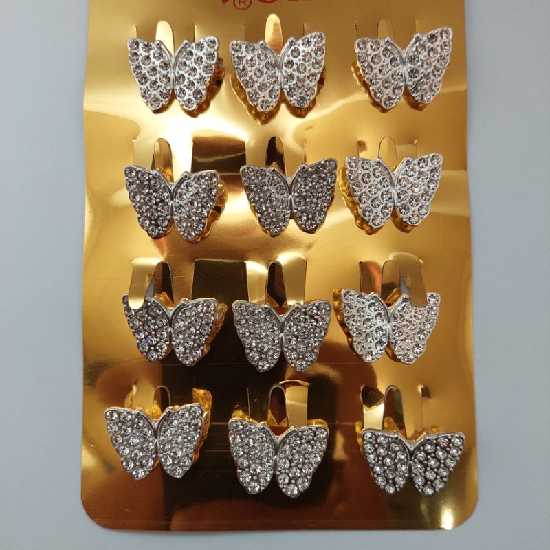 BROS DAGU Kecil Hijab Jilbab Aksesoris Wanita Muslim Cantik Full Mata Bros dagu murah.-Putih B