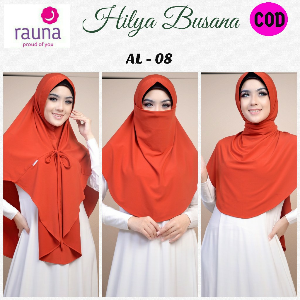 Rauna SALE Bergo Pet Jersey 3in1 / AL 01 - 10 / Fashion Muslim / BONUS Ciput