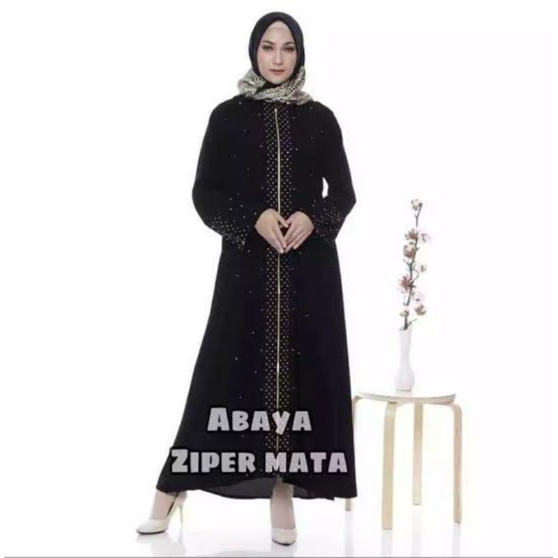 GALLERY EXCLUSIVE ( COD ) ABAYA HITAM GAMIS DUBAI ( GESER KANAN UNTUK LIAT MOTIF MOTIF NYA )