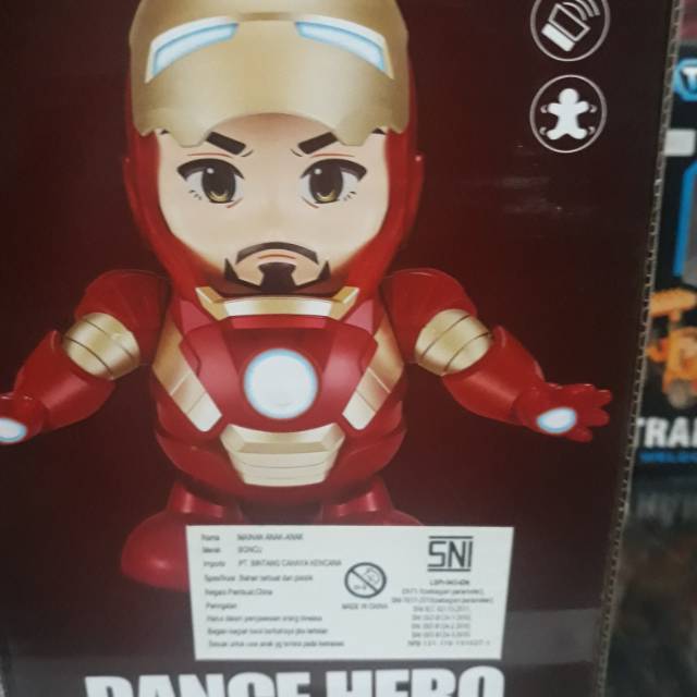 TERBARU MAINAN ANAK ANAK ROBOT DANCE HERO IRON MAN PAKAI BATRE  TERLARIS TERMURAH TOP EDISI