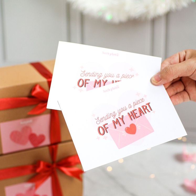 Valentine Hampers / Hampers Valentine / Kado Valentine / Valentine's Gift - Oatmeal Cookies 2 Jar + FREE Greeting Card + Pita