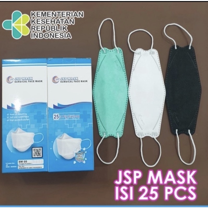 Masker Surgical Face Mask Masker Evo Korea Masker SM 05 Masker JSP  Mask isi 25pcs