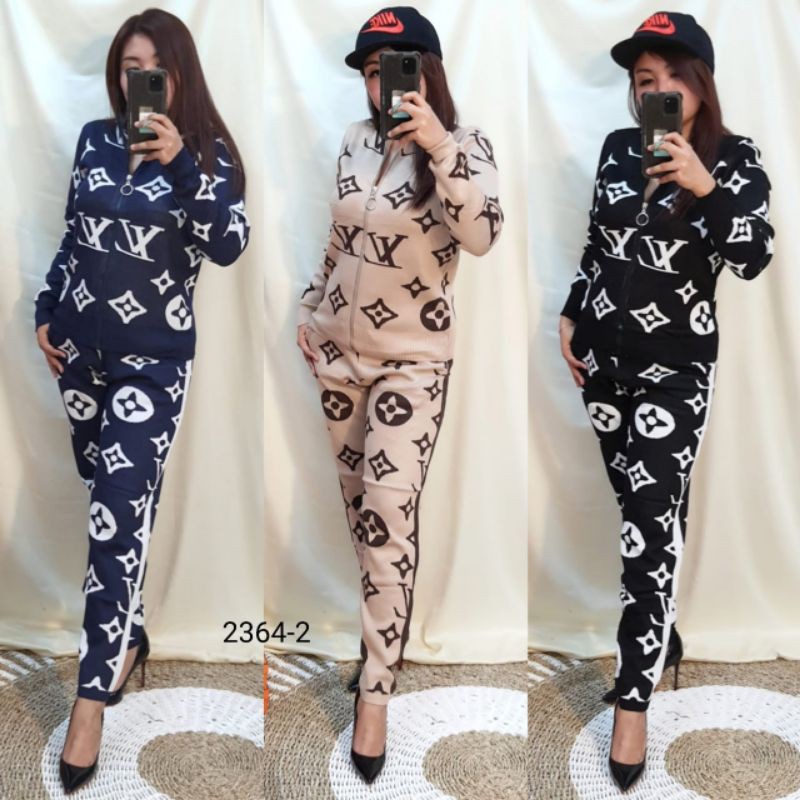 SETELAN LV RAJUT PREMIUM - SET LOUIS VUITTON