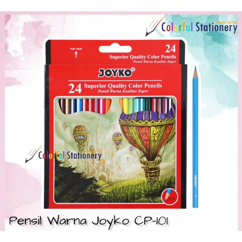 

Pensil Warna Joyko Panjang 24 Warna CP 101