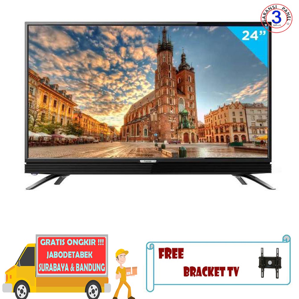 LED TV Coocaa 24 INCH 24D1A Bonus Bracket - Khusus Pengiriman Jabodetabek, Surabaya & Bandung