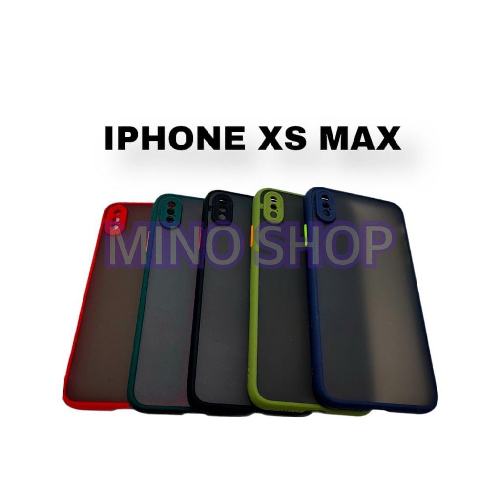 SOFTCASE IPHONE XS MAX - HARDCASE DOVE MYCHOICE PLUS PELINDUNG KAMERA - AERO CASE