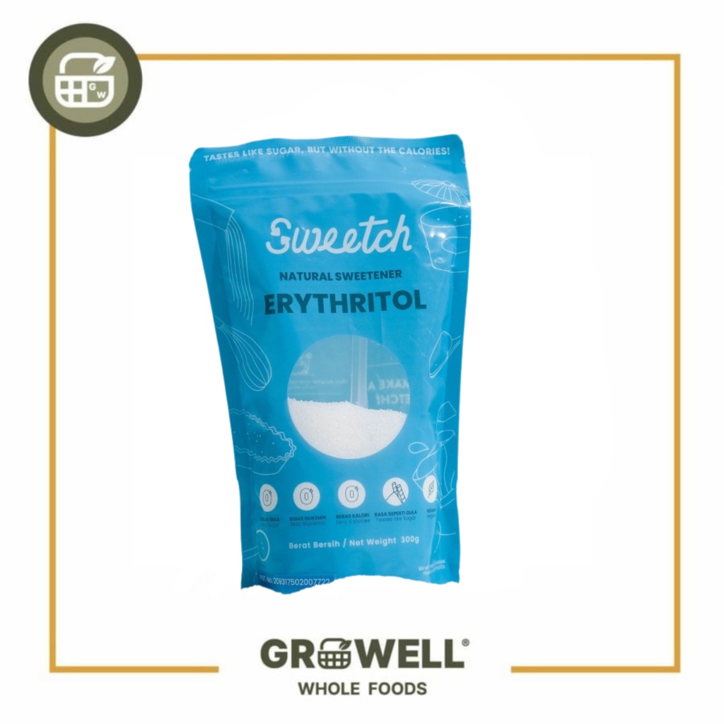

SWEETCH NATURAL SWEETENER ERYTHRITOL 300GR