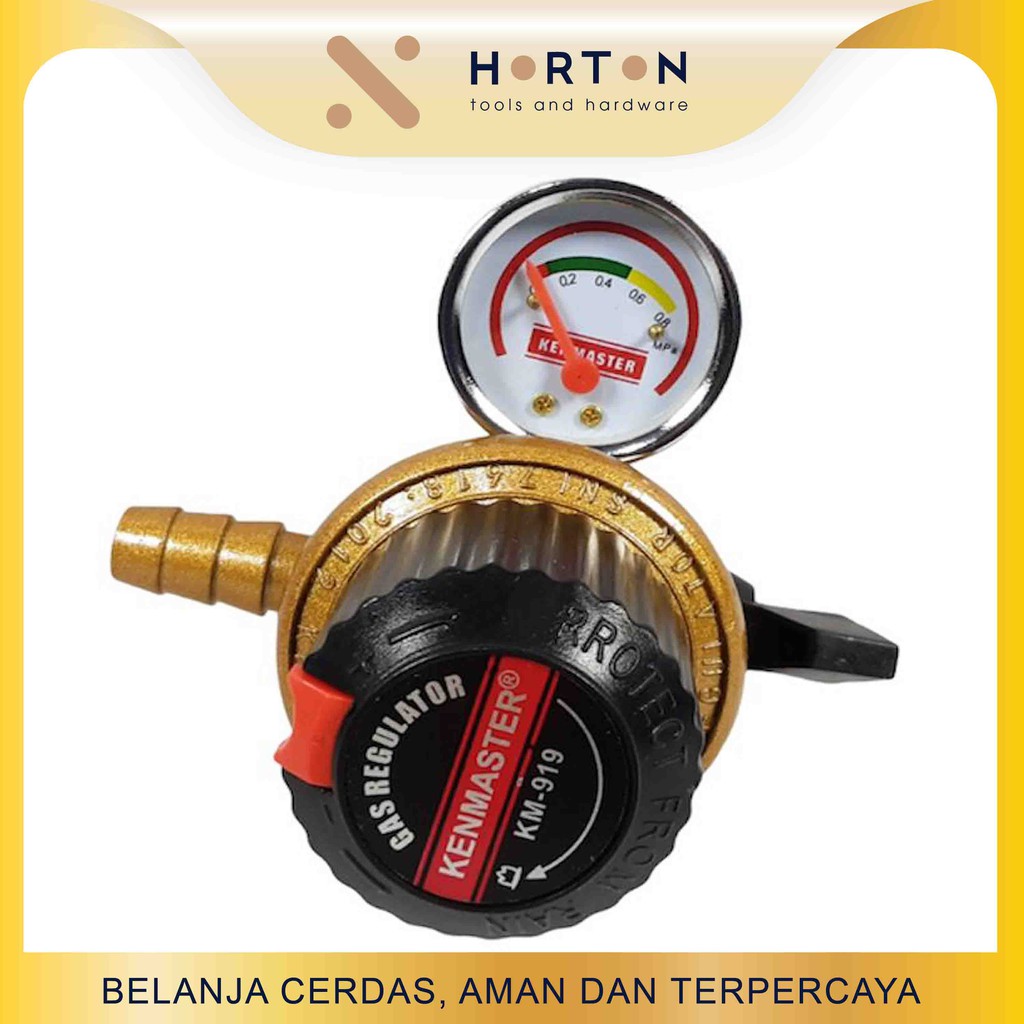 Regulator Gas + Meter Kenmaster 919