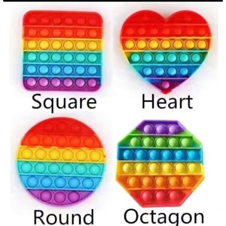 POP IT RAINBOW (Mainan anak)