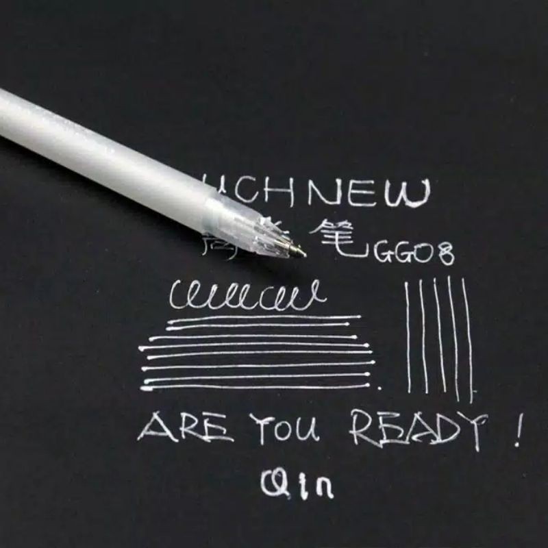 

[FREE GIFT] PEN MARKER TINTA GEL WARNA PUTIH Uk. 0,8mm