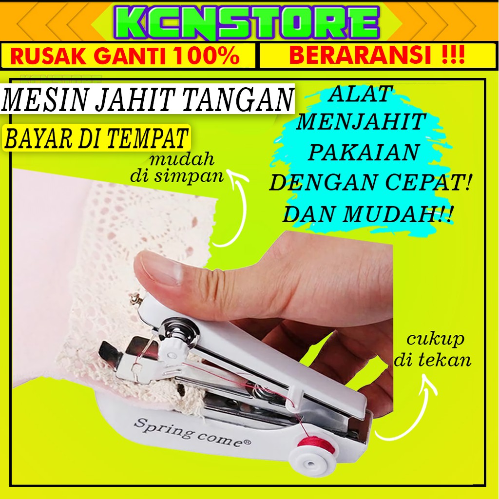 MESIN JAHIT TANGAN PORTABLE ALAT JAHIT JAIT MENJAHIT TANGAN MINI PORTABLE TANGAN ELEKTRONIK SET