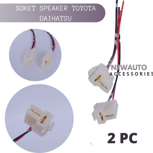 kabel soket speaker bawaan asli mobil toyota daihatsu