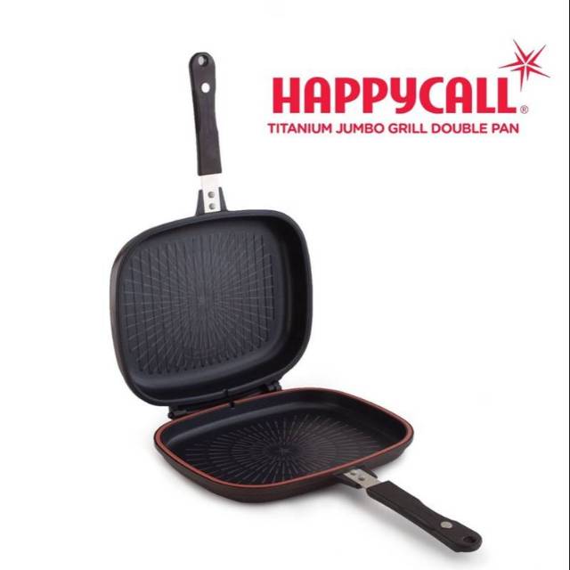 READY Happycall ORI TITANIUM JUMBO GRILL DOUBLE PAN