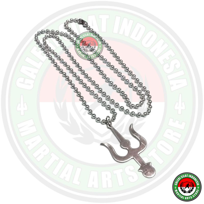 Kalung Liontin Pagar Nusa Model Trisula