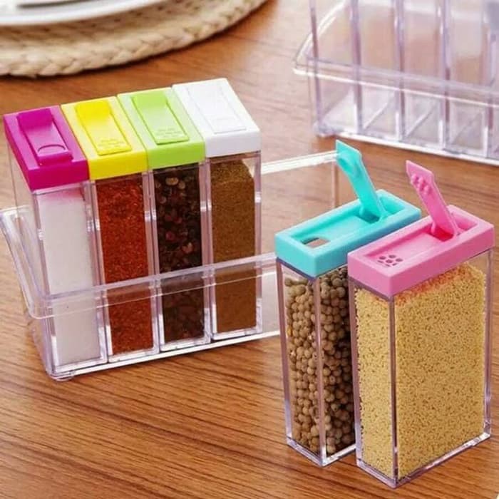 Tempat Bumbu dapur Set Seasoning 6 Pcs