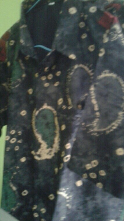 [cod] Kemeja Hem Batik Jumputan Palembang | Puring