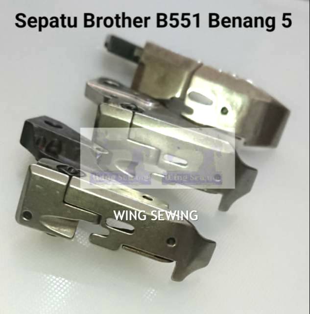 BROTHER Sepatu Presser Foot Mesin Jahit Obras Industri B511 B531 B551 B581