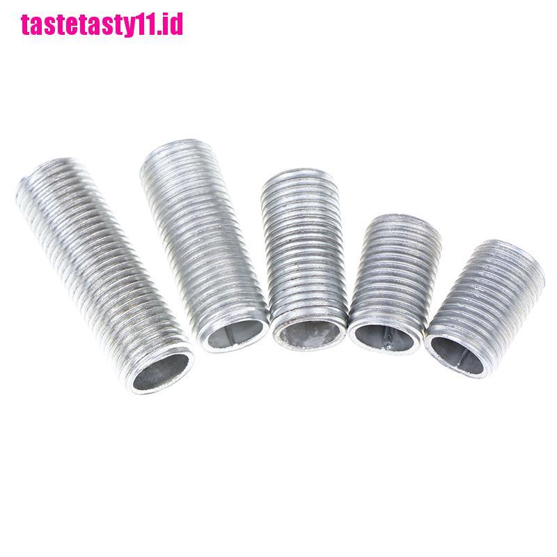 【TTID】5Pcs M10*1mm 1/1.5/2.5/3CM Allthread Hollow Threaded Tube Electrical Lamp