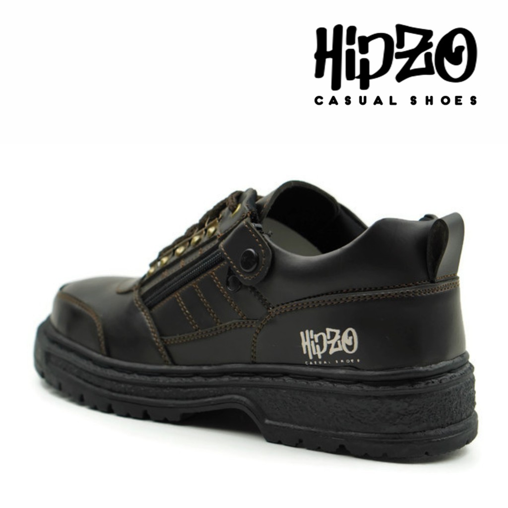 Sepatu Pria Safety Ujung Besi Hipzo M041 Original 100% Untuk Pria Kerja Proyek Image 8