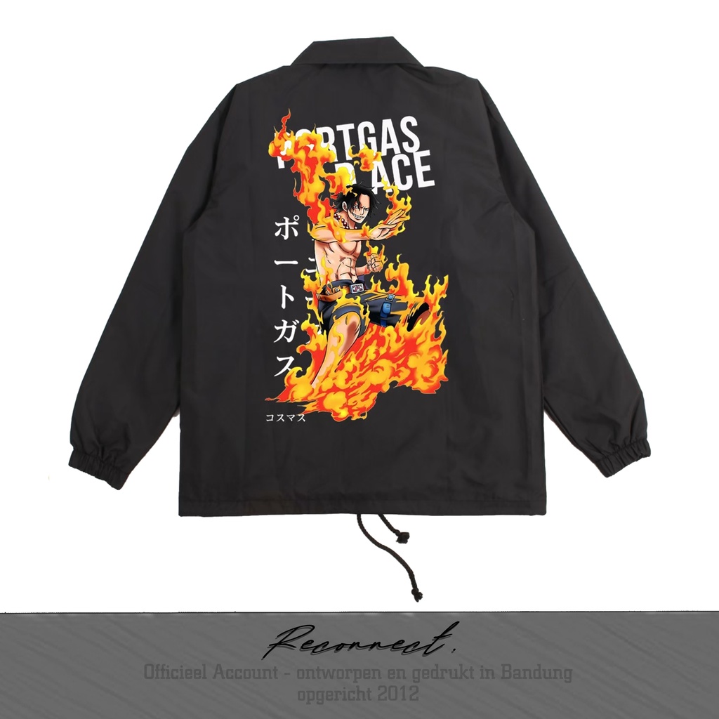 Reconnect Coach Jacket Ace One Piece Series - Unisex