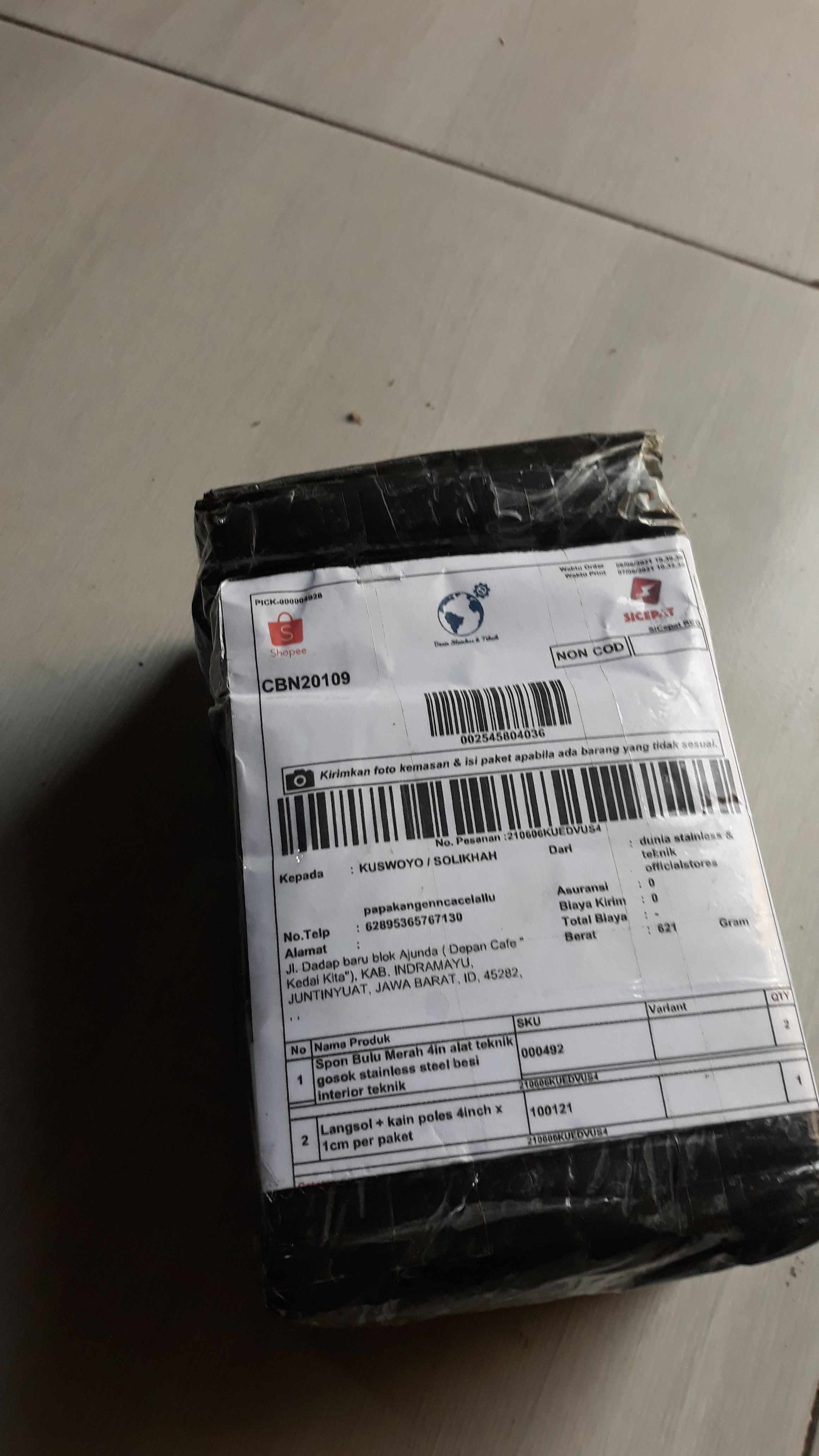 Langsol + Kain Poles 4inch X 1cm Per Paket