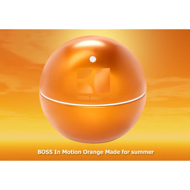 boss in motion orange made for summer