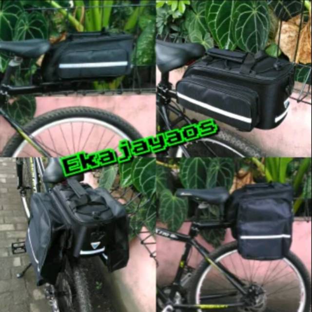 Tas Touring Sepeda Waterproof-Tas Pannier Tas Bagasi Touring Tas Rak Sepeda-Bicycle touring pannier